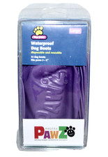 New TOP PAW Waterproof Dog Boots 12-Pack Lg 3-4" Paw Purple Protex Pawz TP-14-20