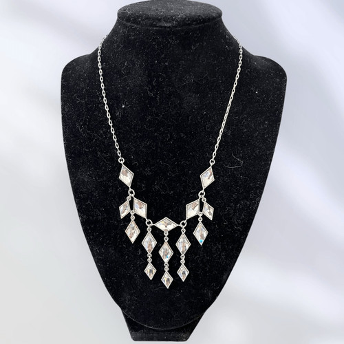 Touchstone Crystal by SWAROVSKI Crystal Layered Dangling Necklace