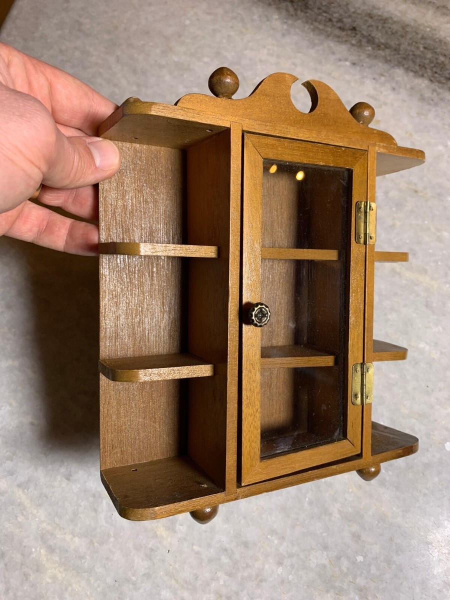 Antique Vintge Wood Wooden Japan Japanese Knick Knack Shelf