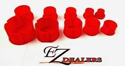 CAPLUGS Face Seal Hydraulic Plastic Cap or Plug fitting Plumbing 5qty -6,-8,-10,-12,-16