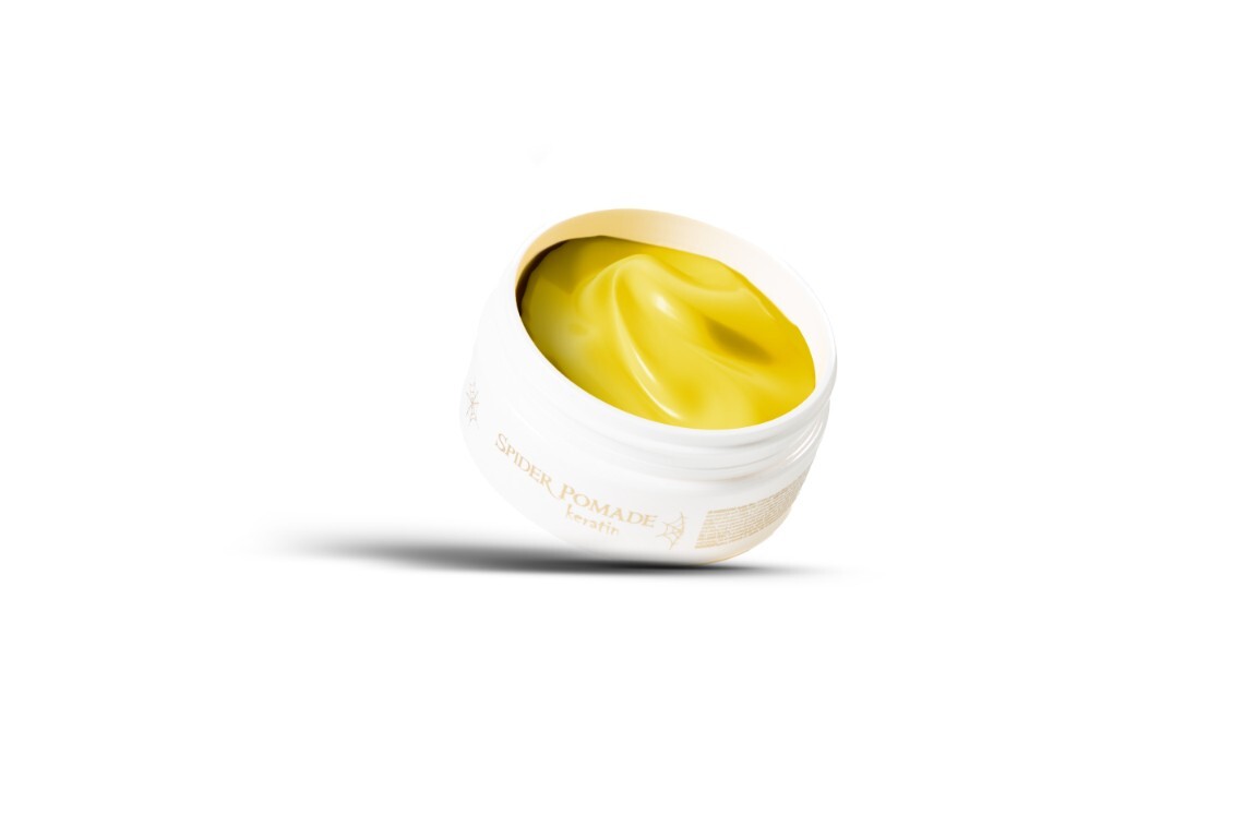 BARBERTIME Hair Styling Pomade Wax | Keratin Spider Pomade 150ml ( Pack Of 2 ) - Picture 5 of 24