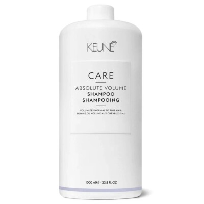 Keune Care Absolute Volume Shampoo 1000ml |Lightweight Body for Fine Hair
