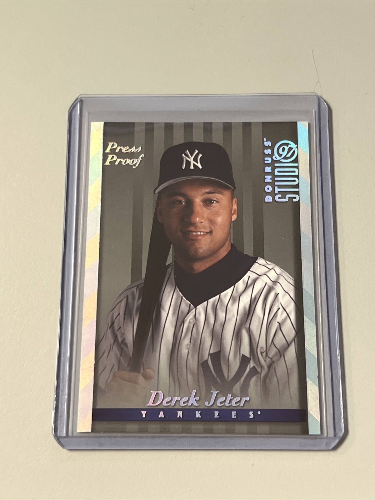 1997 Donruss Studio Derek Jeter Silver Press Proof /1500