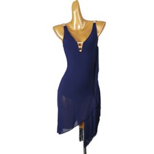 NEW Latin Ballroom Dance Dress Modern Salsa Waltz Standard Long Dress F945