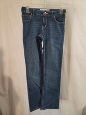 Levis Denizen Slim Boot Youth Kids Size 12 Denim Jeans Medium Wash