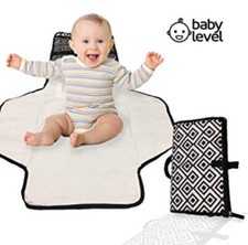Portable Baby Changing Pad  Diaper Changing Station White/Black