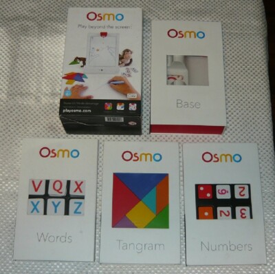 Osmo  Little Genius Starter Kit for iPad / Base plus Words, Tangram & Numbers
