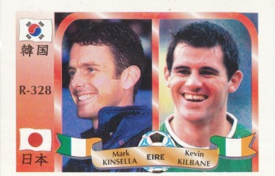 328 MARK KINSELLA / KEVIN KILBANE # EIRE IRLAND KARTE WM 2002 REYAUCA
