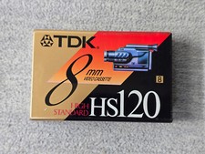 TDK MP Premium 8mm 120min Video Camcorder Cassette Tape P6-120HS 