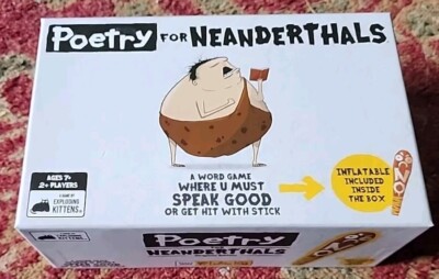 Poetry For Neanderthals Word Game Original Edition Exploding Kittens NEW SEALED