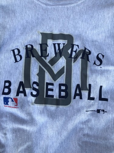 1994 Vintage Milwaukee Brewers Champion Reverse Weave Crewneck Sweater Medium - Picture 10 of 14