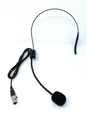 Black Headset Microphone for AKG Samson Wireless Mic System w/ mini XLR 3 pin