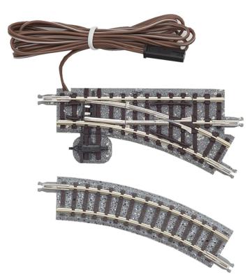 Tomytec 971231 - N Elektrische Weiche, rechts, inSchotterbettung - Neu