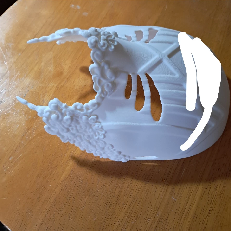 3D Printed Inspired Replica Fan Art Mask for Cosplay ©2024 - Image 3 of 4