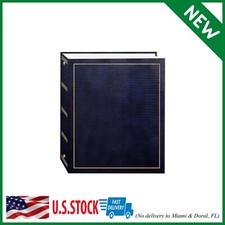 Pioneer Photo Albums Magnetic Self-Stick 3-Ring Photo Album 100 Pages 50 Sheets