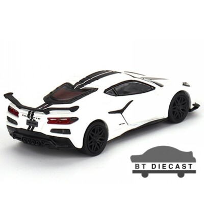 MINI GT 2023 CHEVROLET CORVETTE Z06 1/64 DIECAST MODEL CAR ARCTIC