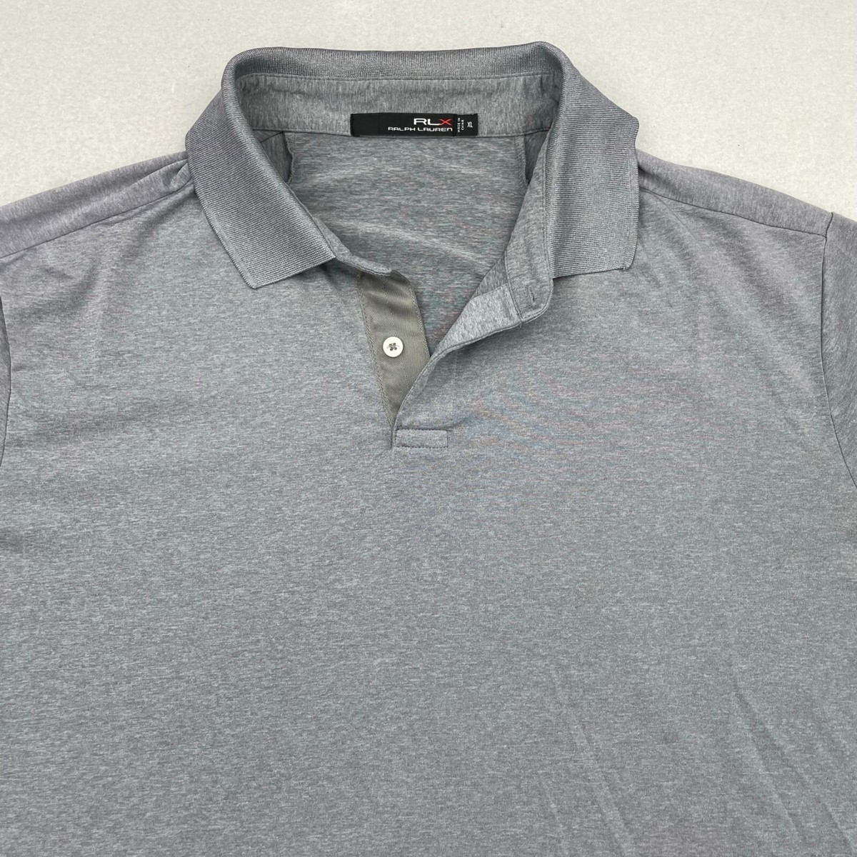 RLX Ralph Lauren グレー ジャケット US/XL RLX Ralph Lauren Polo Shirt Mens XL Gray Short Sleeve