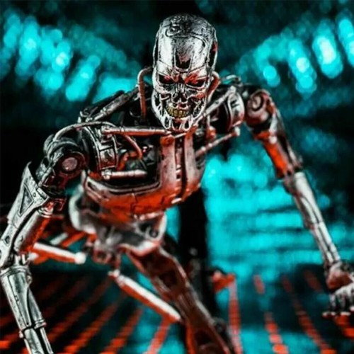 Action figure NECA Terminator ENDOSKELETON T800 7-Arnold-Schwarzenegger model - Foto 5 di 12