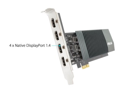 ASUS GT710 HDMI4ポート 2GB グラボ ASUS GT710 2GB GDDR5 4x HDMI Graphics Card GPU GT710-4H-SL-2GD5 | eBay