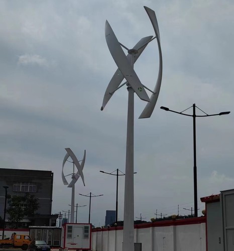 3KW Vertical Wind Turbine Generator 3Phase 48V 120V 220V Low Noise Wind Power - Foto 8 di 25