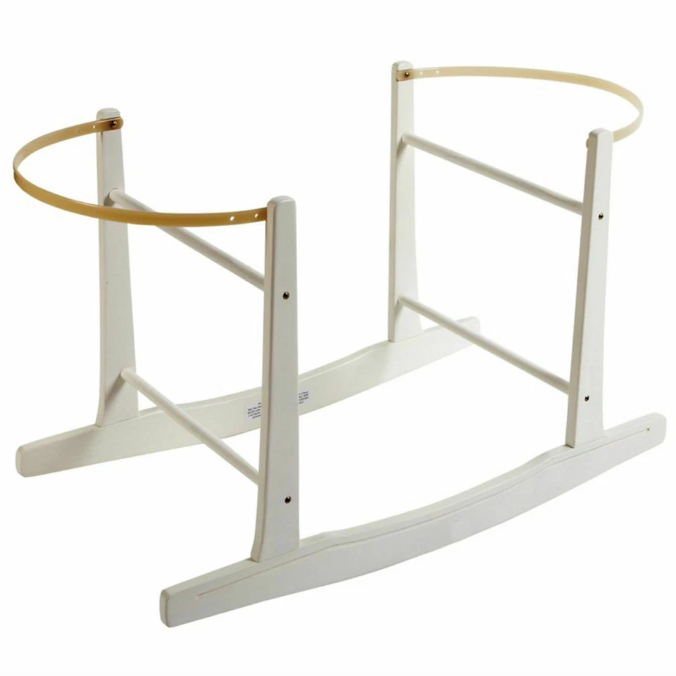Moses Basket Rocking Stand White