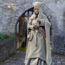 Figure Di Villaggio Medievale Guaritrice - Modelli 75mm - ThePrintingGoesEverOn