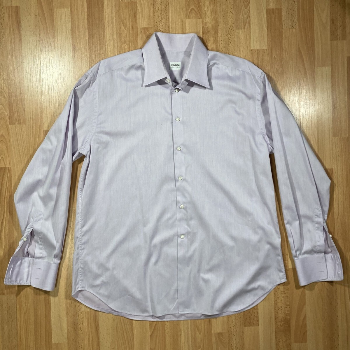 ARMANI COLLEZIONI ストライプシャツ Lサイズ アルマーニコレツィオーニARMANI COLLEZIONI ストライプ