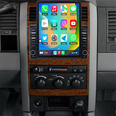 For Dodge Durango 2004-2010 Android Auto Apple CarPlay Car Stereo Radio GPS BT