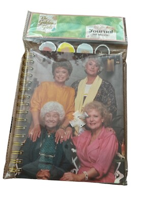 'THE GOLDEN GIRLS' SPIRAL-BOUND JOURNAL [NEW, 2024] 96 sheets - Dorothy, Blanche