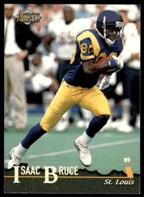 1996 Classic Assets 5 Isaac Bruce St. Louis Rams Football Card