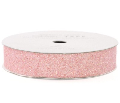 *NEW American Crafts Glitter Tape 3 Yard Peony Pink 5/8-Inch - Lot Of 3 Spools