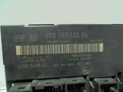 1K0959433AK Modulo Confort para VOLKSWAGEN TOURAN (1T1) Advance 4 667904 - Foto 3 di 10