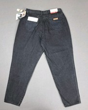 Vintage Gitano Jeans Womens 16 Black Stonewashed Denim High Rise Mom 90s NOS