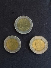 Thailand 10 Baht Coin Set – 2 Rama IX Types + Rama X – 3 Coins Thailand 10 Baht