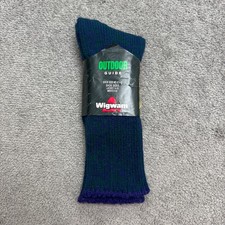 Vintage 90s Wigwam Outdoor Guide Socks Trailblazer Wool Blend W6-10 M5-9 NWT