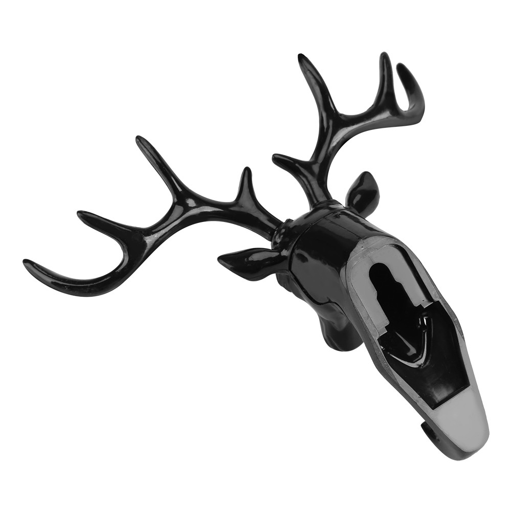 Creative Deer Head Adhesive Wall Door Hook Holder Organizer For Home Decor New