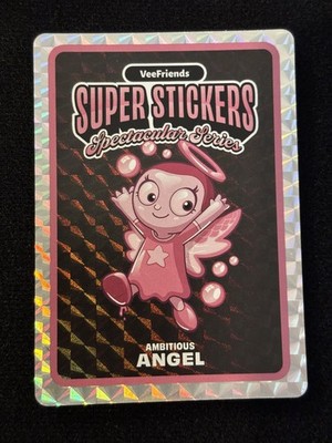 Ambitionierter Engel *BUBBLEGUM* 2026 VeeFriends Super Sticker spektakuläre Serie