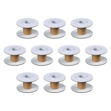 10 PCS Empty Paper Thread Spools Wire Bobbins 6x3cm Removable String Yarn