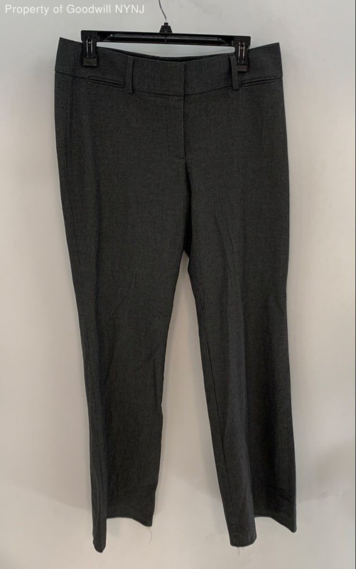 Ann Taylor LOFT Women's Gray Herringbone Dress Pants Size 6
