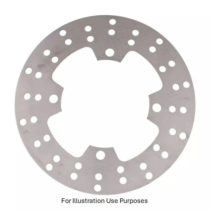 EBC MX/ATV/END Solid FR Brake Disc Front Left for Yamaha YFM 660 Grizzly 2003-05