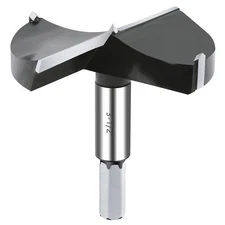 3-1/2 Inch Carbide Forstner Drill Bit, Carbide Tipped Forstner Bit for Hard W...