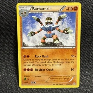 Barbaracle 49/106 Rare Flashfire Pokemon Lightly Played