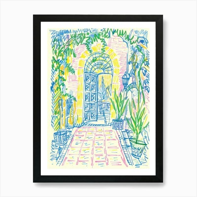 Doors And Gates Collection Mir, Bel Framed Wall Art Poster Canvas Print Picture