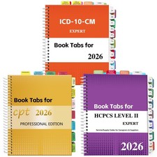 Index Tabs for CPT, AAPC Version ICD-10-CM & ...