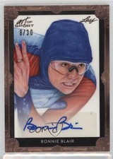 2021 Leaf Art of Sport Bronze 8/30 Bonnie Blair #BA-BB1 Auto 0f7i