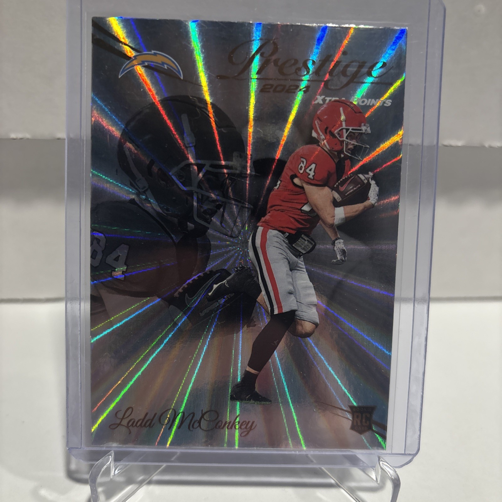 2024 Panini Prestige - Rookies Xtra Points Sunburst #331 Ladd McConkey (RC)