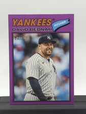 2026 Topps Heritage #207 David Bednar Light Purple New York Yankees