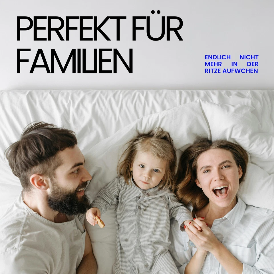 Matratzenverbinder 200x24cm, Doppelbettbrücke für Boxspringbetten, Liebesbrücke - Bild 4 von 4