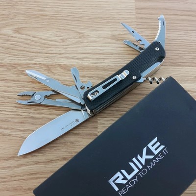 RUIKE L51 Large Multifunction Tools Pocket Knife Stainless Blade G10 Handle