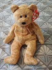 TY Beanie Baby "Cashew" The So Soft To Touch Bear In Mint Condition